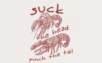 Crawfish Boil PNG Design, Crawdad Sublimation, Suck The Head, Pinch The Tail, Coquette Bow,