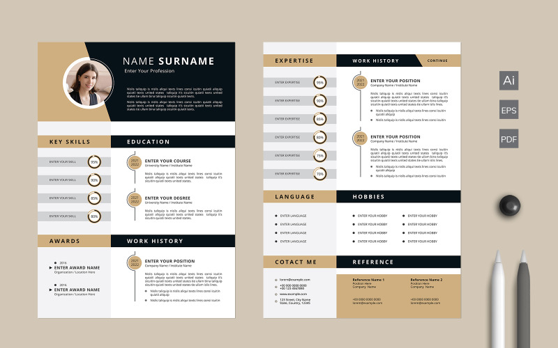 Creative Resume / CV Template Resume Template