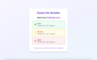 NumeroQuest: The Ultimate Number Guessing Challenge