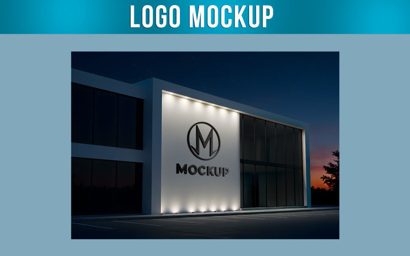 Logo Mockup Office Building Product Mockup