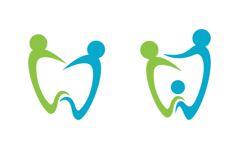 Dental Medical Care Logo icon vector design template v.39 Logo Template