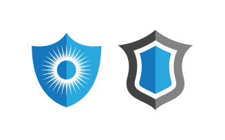 Shield security vector illustration design template v.5