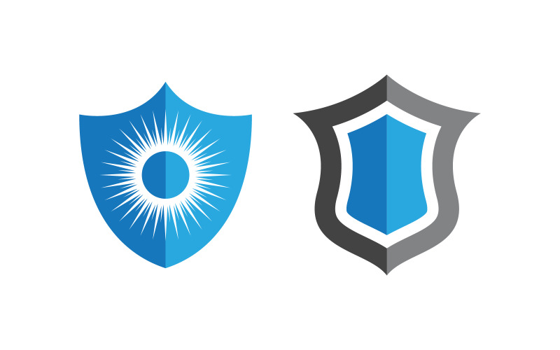 Shield security vector illustration design template v.5 Logo Template