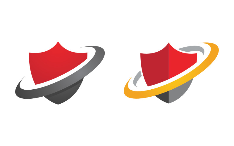 Shield security vector illustration design template v.9 Logo Template