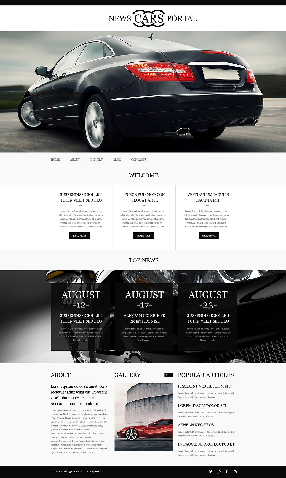 Car Club Muse Template New Screenshots BIG