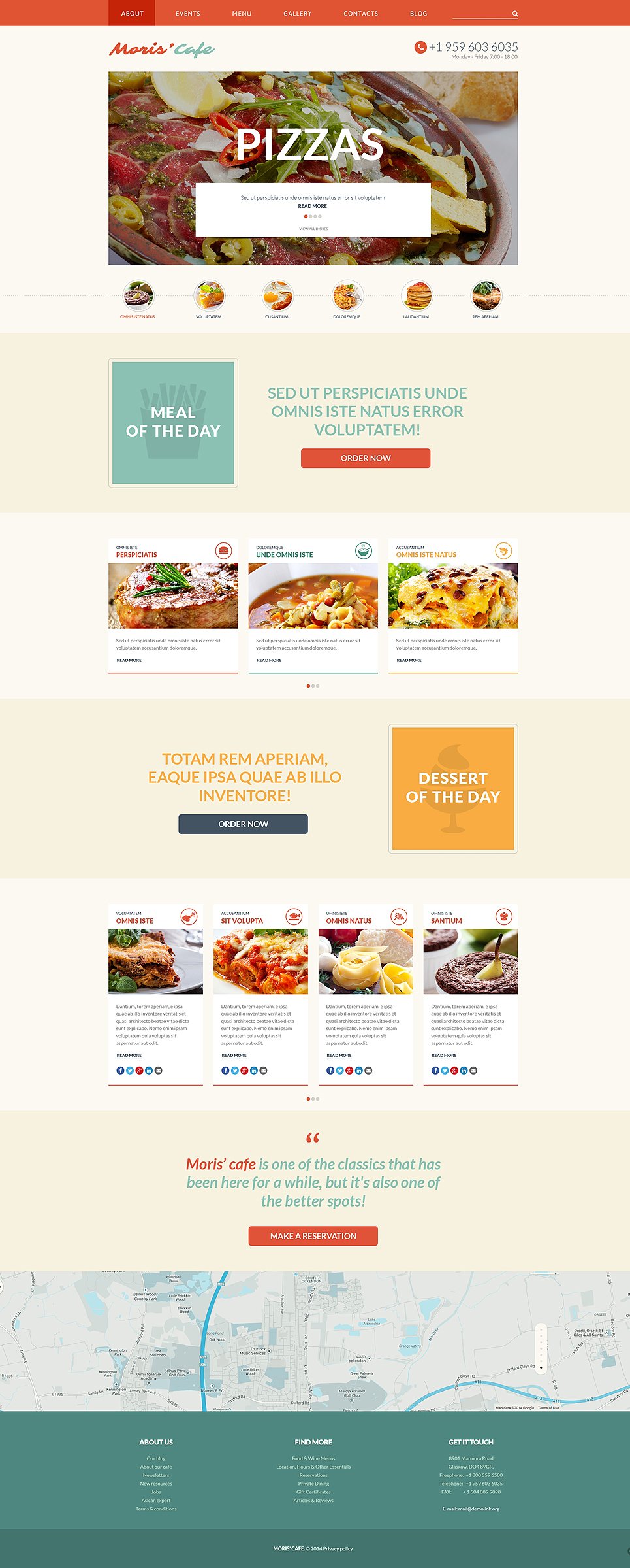 Italian Restaurant Responsive Website Template New Screenshots BIG