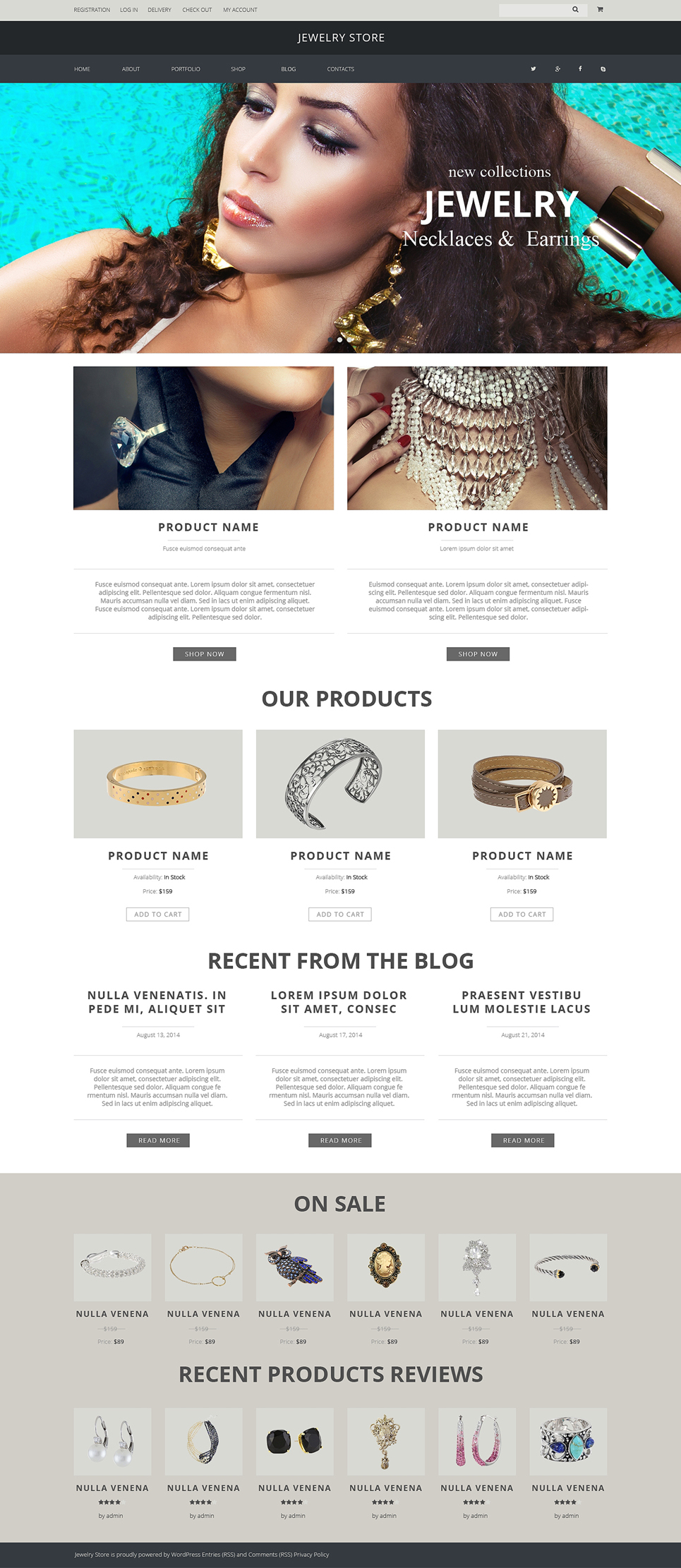 Jewelry Pieces WooCommerce Theme New Screenshots BIG