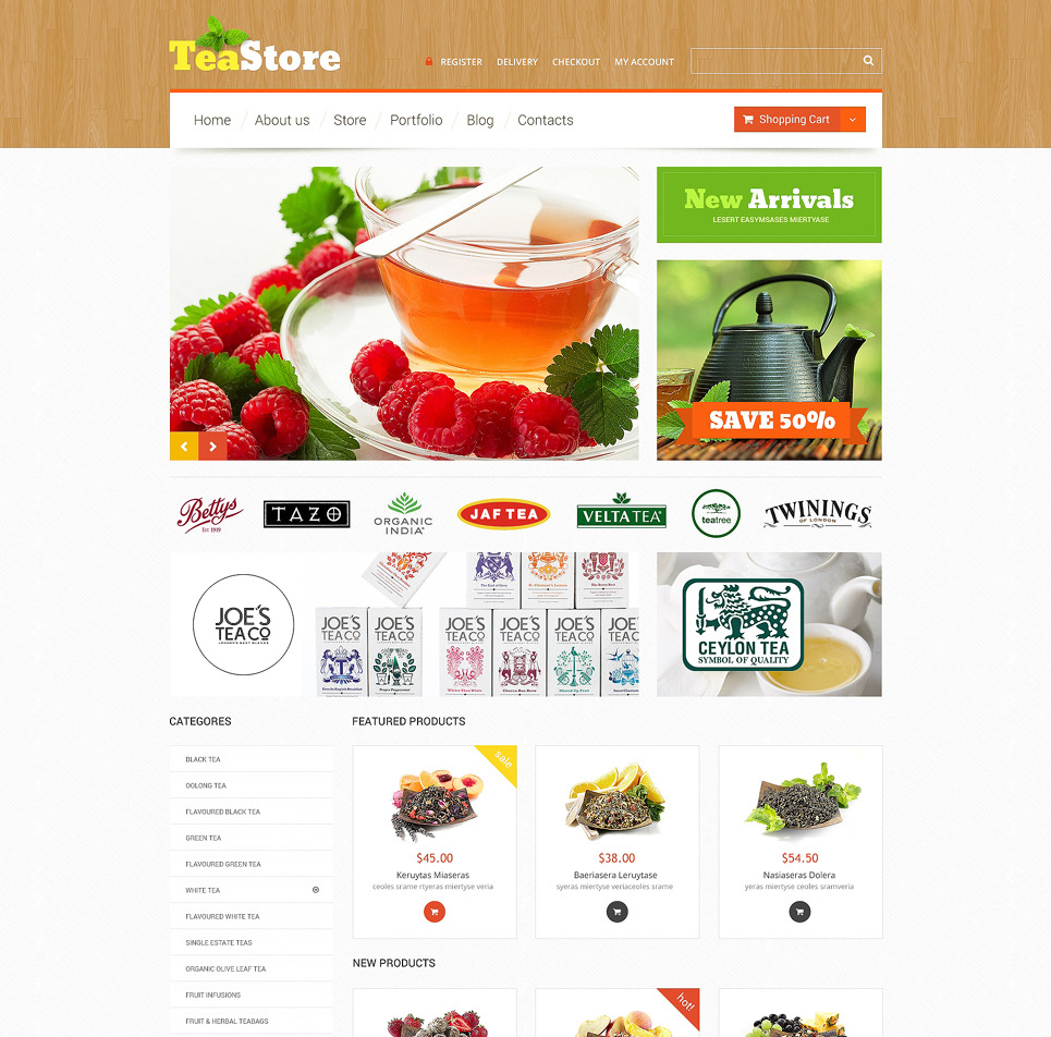 Tea Ceremony Bootstrap WooCommerce Theme Big Screenshot Tea Ceremony WooCommerce Theme New Screenshots BIG