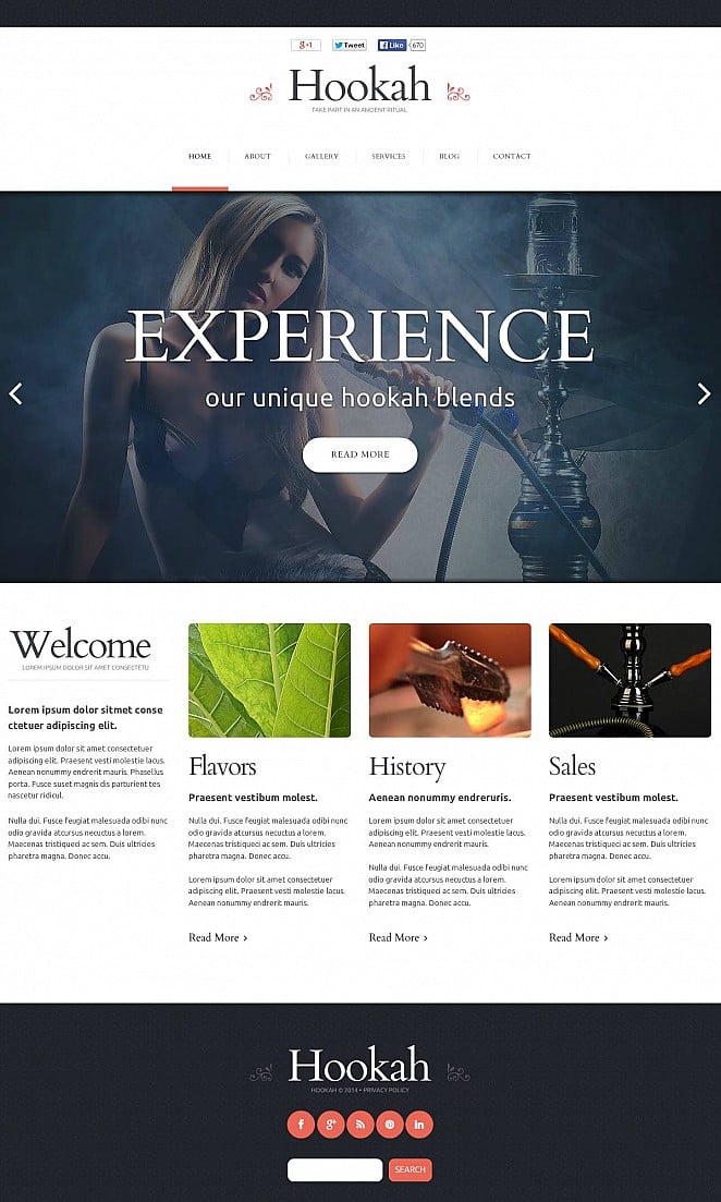 Tobacco Flash CMS Template New Screenshots BIG