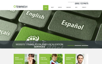Translation Services WordPress Theme