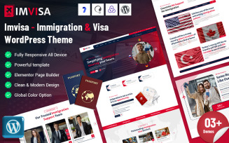 Imvisa - Immigration and Visa WordPress Theme