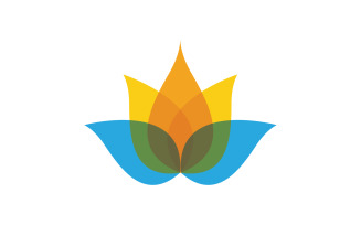 Lotus Logo Beauty Salon Cosmetic skincare vector icon design v.55