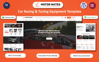 Motor Mates - Car Racing & Tuning Equipment WooCommerce Template