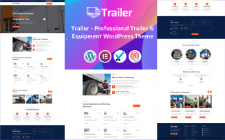Trailer - Professional Trailer & Equipment WordPress Theme