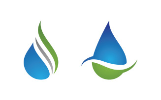 Water drop Plumbing Logo Template vector illustration vv.60