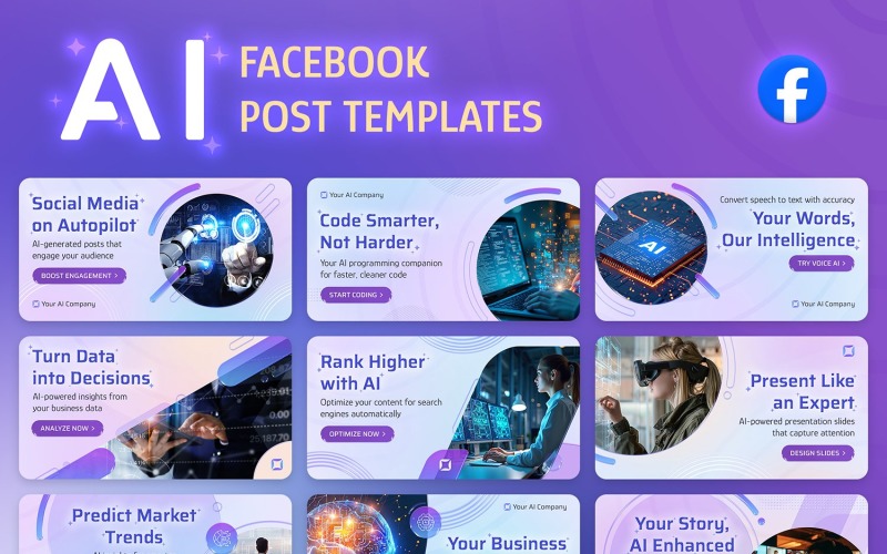 Artificial Intelligence Banner Social Media