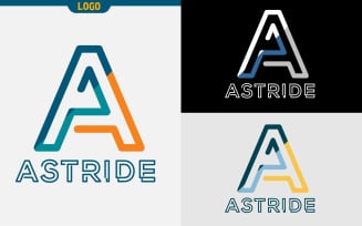 Astride Travel Logo Design – Bold & Elegant Branding for Adventure Seekers