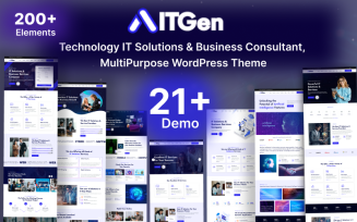ITGen - Technology IT Solutions & Business Consultant WordPress Theme