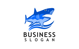 Ocean Wild Predator Shark Logo