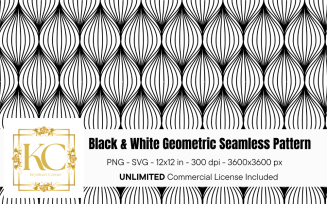 Black And White Geometric Pattern