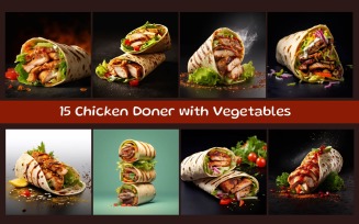 Chicken Doner with Vegetables