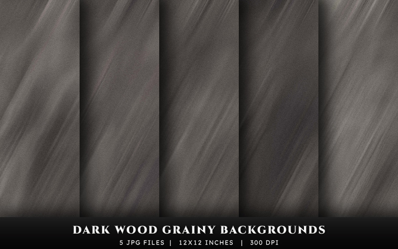 Dark Wood Grainy Texture Backgrounds