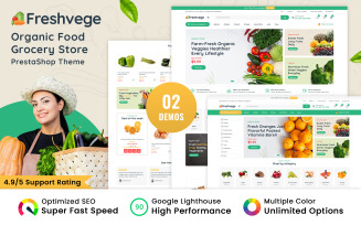 Freshvege - Organic Food and Grocery Store PrestaShop Theme
