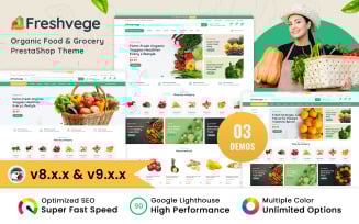 Freshvege - Organic Food and Grocery Store PrestaShop Theme