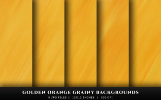 Golden Orange Grainy Texture Backgrounds