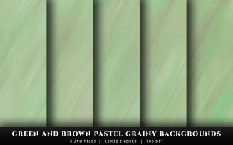 Green and Brown Pastel Grainy Texture Backgrounds