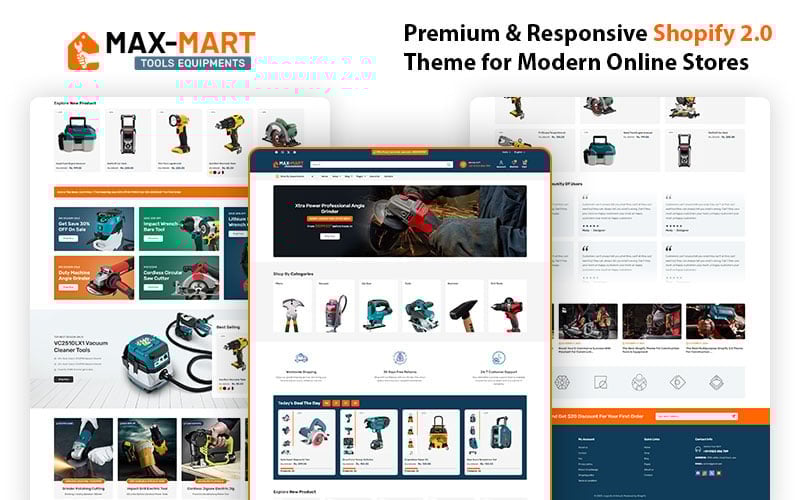 MexMart – Shopify Theme for Hardware, Tools & Machinery stores