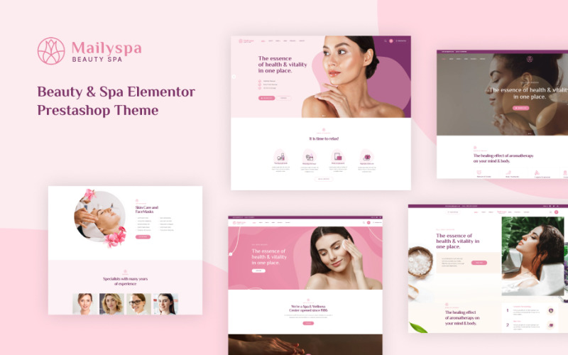 Ps Mailyspa - Beauty & Spa Elementor Prestashop Theme PrestaShop Theme