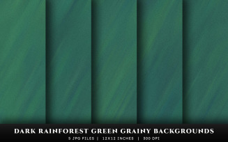 Dark Rainforest Green Grainy Texture Backgrounds