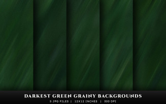 Darkest Green Grainy Texture Backgrounds