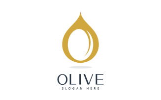 Olive oil logo beauty and spa design template V1