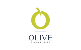 Olive oil logo beauty and spa design template V2