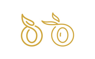 Olive oil logo beauty and spa design template V3