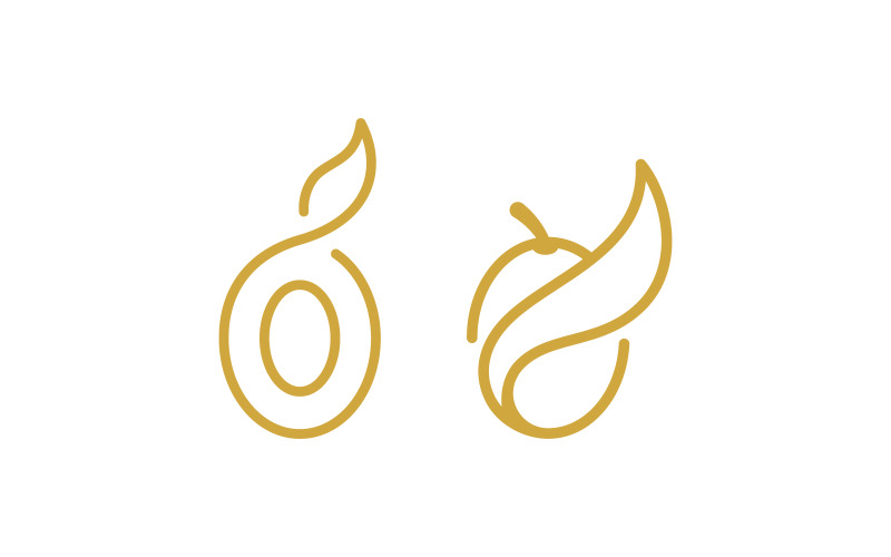Olive oil logo beauty and spa design template V4 Logo Template