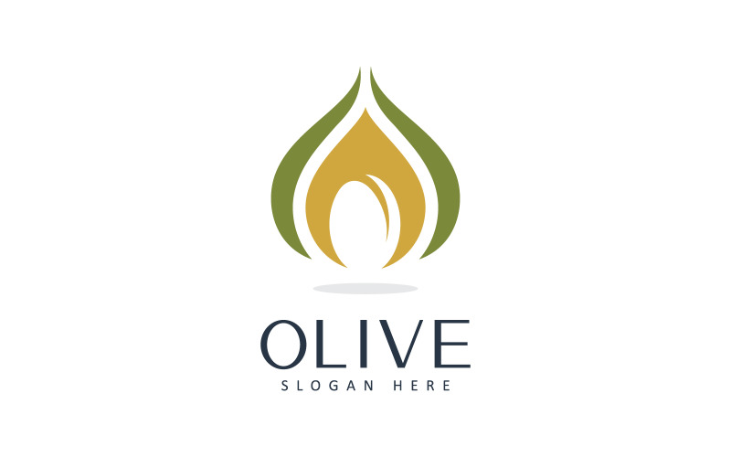 Olive oil logo beauty and spa design template V9 Logo Template