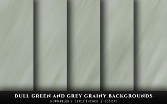 Soft Dull Green and Grey Grainy Texture Backgrounds