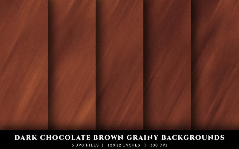 Dark Chacolate Brown Grainy Texture Backgrounds
