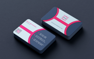 Elegant Business Card Template for Professionals – Vector, Editable, RGB Format