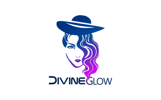 Girl Face Creative Beauty Logo Template