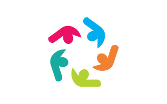 Community and adoption care network and social icon illustration v.47