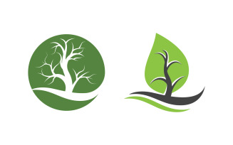 Nature leaf ecology vegan concept Logo illustration v.40