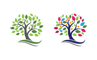 Nature leaf ecology vegan concept Logo illustration v.42