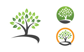 Nature leaf ecology vegan concept Logo illustration v.51