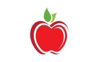 Apple fresh logo vector design icon illustration vx.11