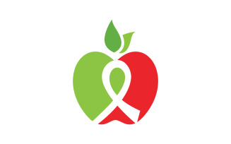 Apple fresh logo vector design icon illustration vx.12