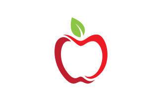 Apple fresh logo vector design icon illustration vx.7